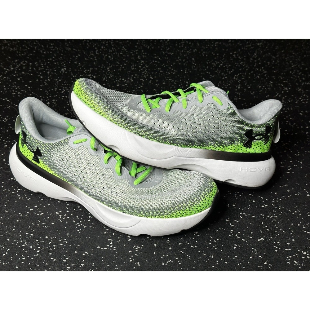 Under Armour® Men's Size 14M Infinite Running Shoes in Steel/Green